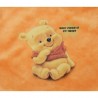 Blanket flat Winnie the pooh DISNEY square orange