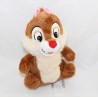 Peluche scoiattolo Tic e Tac DISNEY STORE naso rosso 18 cm