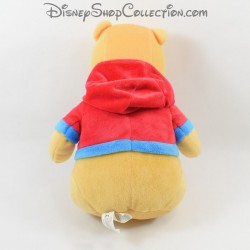 Peluche Winnie l'ourson DISNEY NICOTOY sweat imprimé Pooh capuche 30 cm