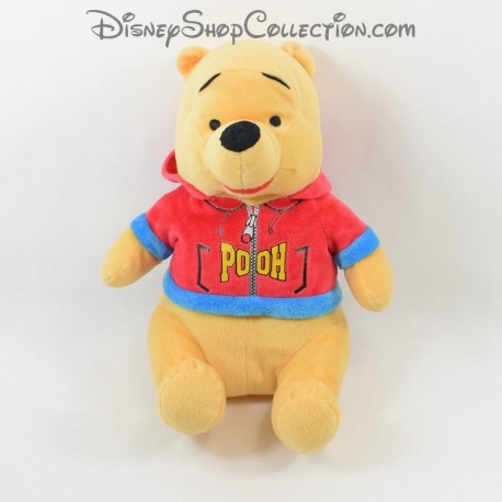 Plush Winnie the Pooh osito de peluche DISNEY NICOTOY sudadera estampada Capucha Pooh 30 cm