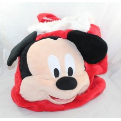 Grande hotte de Noël Mickey DISNEY STORE sac cadeau Noël 55 cm