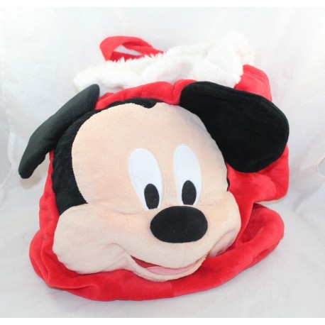 Große Weihnachtshaube Mickey DISNEY STORE Weihnachtsgeschenktasche 55 cm