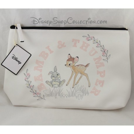 Trousse de toilette PRIMARK Disney Bambi et Panpan beige rose 33 cm