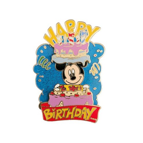 Peluche Stitch Happy Birthday Disneyland Paris Disney gâteau