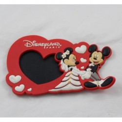 Mickey Minnie Magnet DISNEYLAND PARIS Hochzeitsherz Disney 13 cm