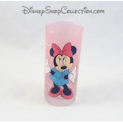 Minnie glass DISNEYLAND PARIS pink top glass 14 cm