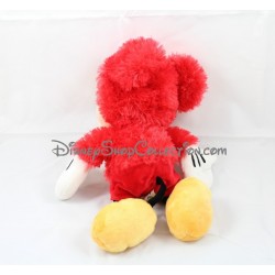 Peluche Mickey NICOTOY DISNEY  salopette à capuche rouge 18 cm