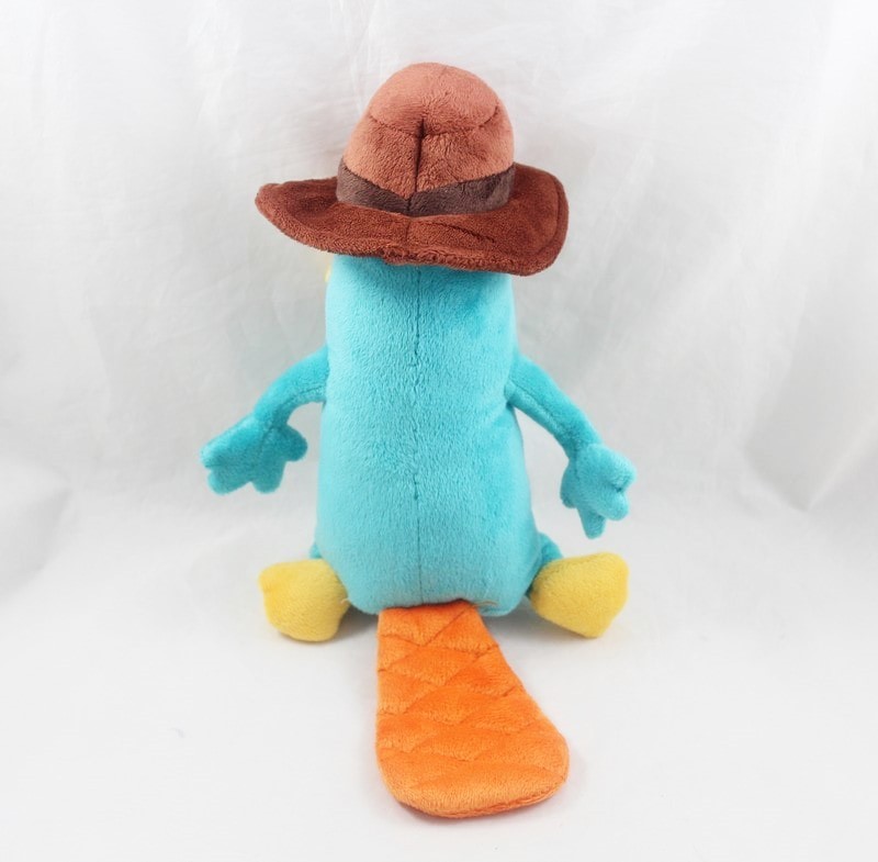 Peluche Perry Ornithorynque Disneyland Paris Disney Phinéas et Ferb Agent  Secret bleu canard 42 cm - Peluches/Peluches Disneyland - La Boutique Disney