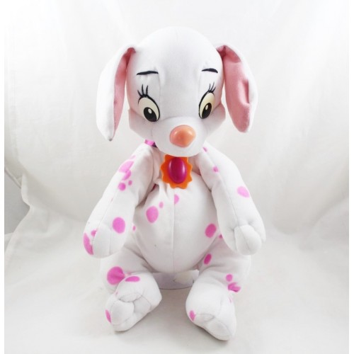 Peluche cane dalmata DISNEY Mattel vintage ragazza pois bianco rosa