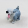 Figur Max Hund DISNEY Der kleine Meerjungfrauenhund von Prinz Eric grau pvc 5 cm