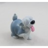 Figur Max Hund DISNEY Der kleine Meerjungfrauenhund von Prinz Eric grau pvc 5 cm