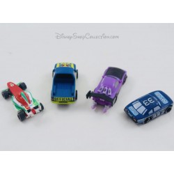 Set von 4 Autos Francesco Bernoulli, Boost, Dexter Hoover und Mood Springs DISNEY PIXAR Autos