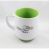 Taza Jiminy Cricket DISNEYLAND PARIS Pinocho letra J taza blanco verde Disney 11 cm