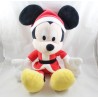 Peluche Mickey DISNEY NICOTOY Père Noël bonnet rouge 50 cm