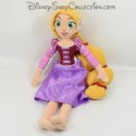 Prinzessin Rapunzel Plüschpuppe DISNEY STORE Rapunzel Kleid Haarschleifen 43 cm