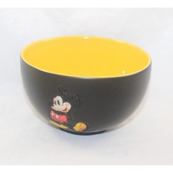 Bol mat Mickey DISNEYLAND RESORT PARIS Glitter noir jaune paillettes strass