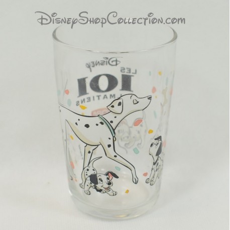 Glas Die 101 Dalmatiner DISNEY Perdita und Amora Welpen Senfglas 10 cm