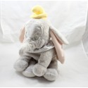 Plush elephant Dumbo DISNEY STORE gray collar 35 cm white