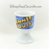 Cockerel Minnie DISNEY kiss blue background BD comic strip ceramic 7 cm