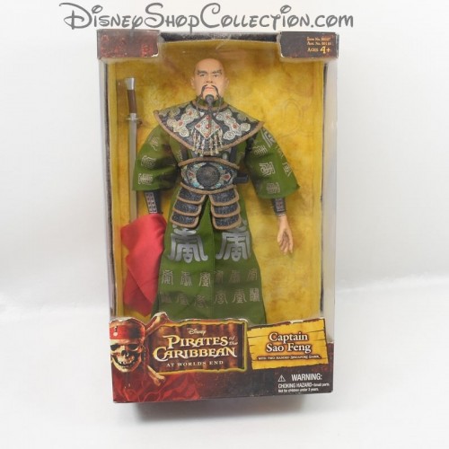 Pirates of The Caribbean At World's End Captain Sao Feng Disney Store  Figure 