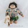 Peluche demi Dieu Maui NICOTOY Disney Vaiana marron vert 20 cm