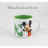 Mug Mickey DISNEYLAND PARIS lettre N tasse céramique blanc vert