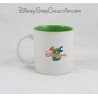 Mickey DISNEYLAND PARIS lettera N verde bianco tazza mug in ceramica