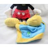 Peluche mouchoir Mickey DISNEY NICOTOY classique short rouge 45 cm