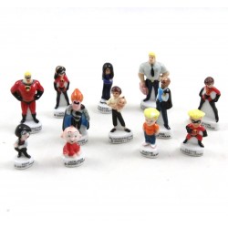 Feve Disney Winnie L'Ourson Coco Lapin Miniature Porcelaine Mat Figurine