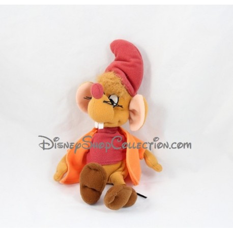 DISNEY Cenicienta Jemini ratón naranja jack peluche 24 cm