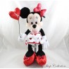 Plush Minnie DISNEYLAND PARIS Paris I love you red white balloon heart Eiffel Tower 38 cm