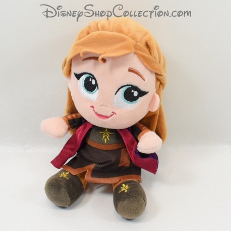 Plüschpuppe Anna DISNEY Nicotoy Die Schneekönigin 2 sitzend 16 cm