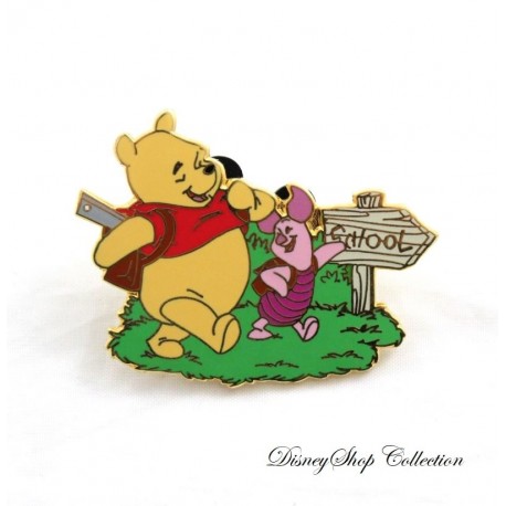 Pin's Winnie the Pooh DISNEYLAND RESORT PARIS Winnie und Ferkel gehen zur Schule