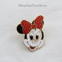 Minnie DISNEY Pin Bianco Viso Nodo Rosso