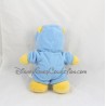 Peluche Winnie l'Ourson DISNEY NICOTOY grenouillère bleu pyjama 28 cm