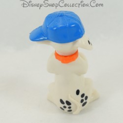 Figura cachorro de juguete MCDONALD'S Mcdo Los 101 dálmatas gorra azul Disney 8 cm