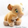 Peluche leonessa Nala DISNEY Il Re Leone beige occhi azzurri seduta 28 cm