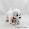 Peluche Prunelle chienne DISNEY JEMINI Les 102 Dalmatiens blanche allongée 20 cm