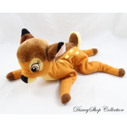 Vintage Bambi DISNEY Jemini Doe Marrone Arancione Peluche 20 cm