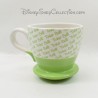 Taza hada Tinker Bell platillo integrado Disney verde 10 cm