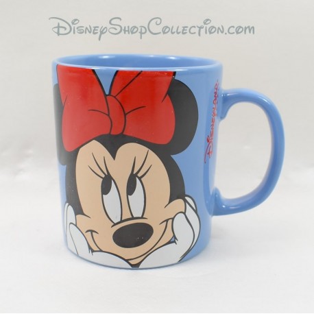 Taza Minnie DISNEYLAND PARIS azul naranja cerámica 9 cm