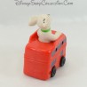 Figur Spielzeugwelpe MCDONALD'S Mcdo Die 101 Dalmatiner Englischer Bus rot Disney 9 cm