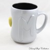 Mug in relief Mickey DISNEY STORE foot and hand 3D gray black ceramic