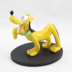 Statuetta cane in resina Pluto DISNEYLAND PARIS cane Mickey nero base 10 cm