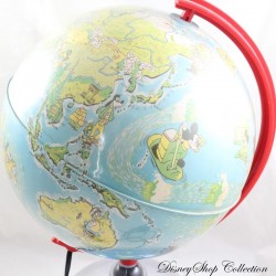 Luminous geographical globe DISNEY Nova Rico Donald Mickey vintage 70s