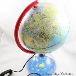 Luminous geographical globe DISNEY Nova Rico Donald Mickey vintage 70s