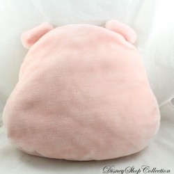 Coussin tête cochon Porcinet DISNEY Winnie l'ourson rose vintage 36 cm