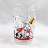 Glass The 101 Dalmatians DISNEY puppies who play mustard glass 10 cm