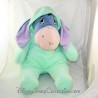 Gran burro relleno Bourriquet DISNEY capucha de pijama verde 45 cm