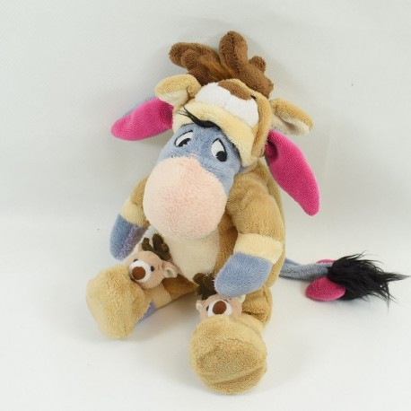 Asino impagliato eeyore DISNEY STORE travestito da cervo 25 cm